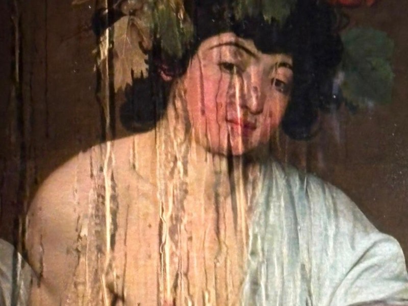 Piove dentro gli Uffizi: acqua sulla teca del Bacco di&nbsp;Caravaggio