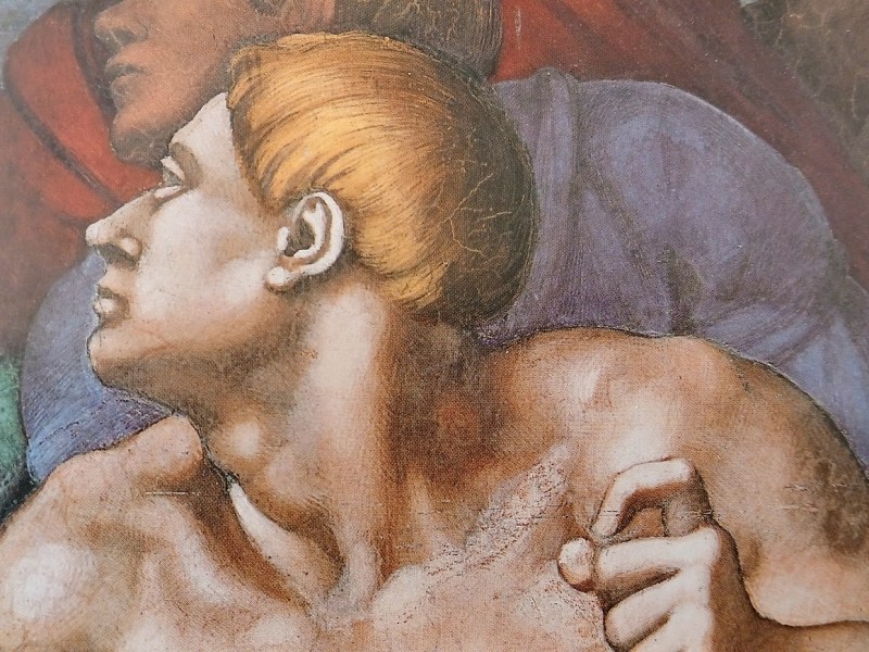 Il taglio a scodella nel Cinquecento: la curiosa acconciatura che compare nel Giudizio Universale della&nbsp;Sistina