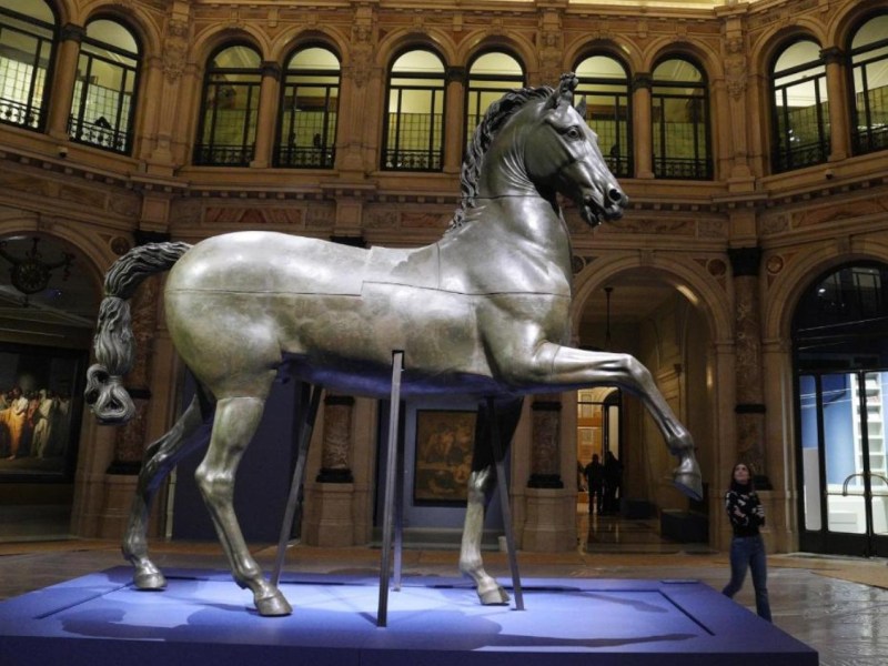 Il Cavallo colossale di Canova torna a casa in 10 casse: ecco quando si potrà&nbsp;ammirare