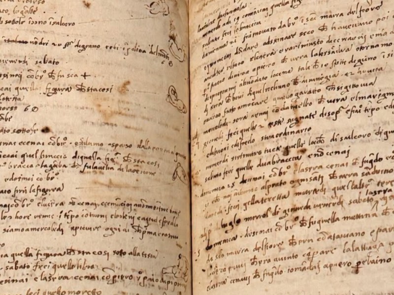 Pontormo, il diario segreto del pittore: malattie, pasti e piccoli disegni che raccontano la sua&nbsp;vita